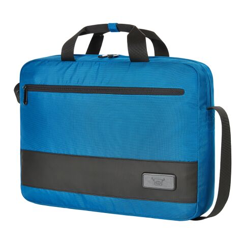 Werbeartikel HALFAR® Notebook-Tasche STAGE – neonblau – mit Logo bedruckt