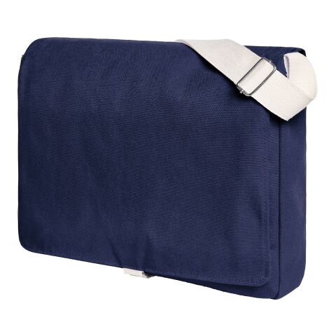 Werbeartikel HALFAR® Umhängetasche LIKE – marineblau – mit Logo bedruckt