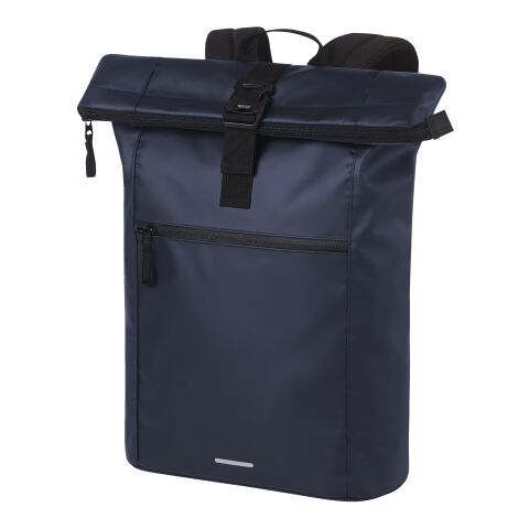 Werbeartikel HALFAR® Notebook-Rucksack KURIER – marineblau – mit Logo bedruckt