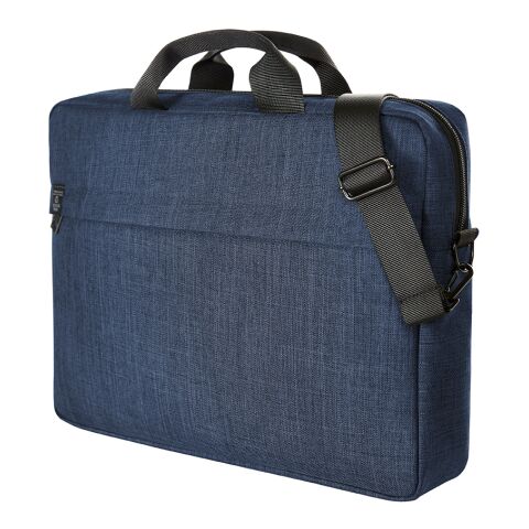 Werbeartikel HALFAR® Notebook-Tasche EUROPE – blau – mit Logo bedruckt