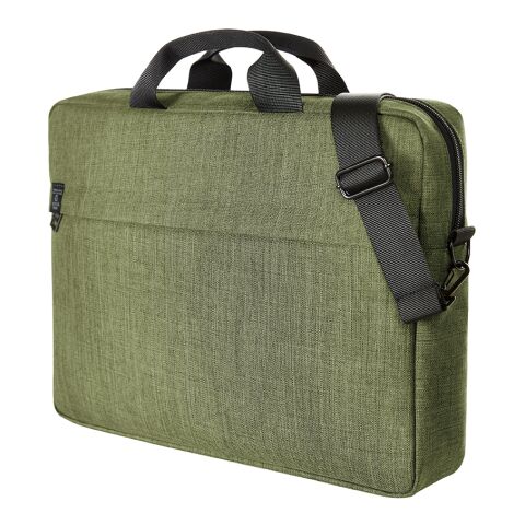 Werbeartikel HALFAR® Notebook-Tasche EUROPE – grün – mit Logo bedruckt