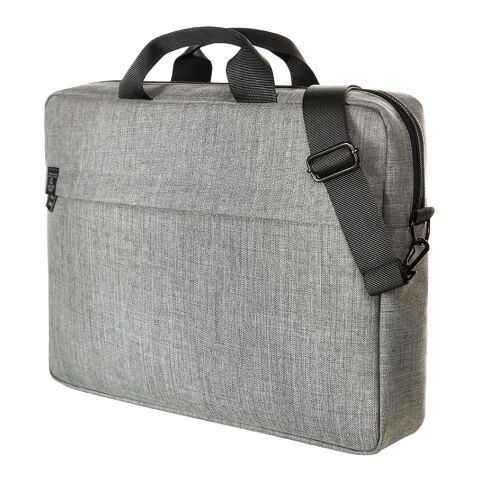 Werbeartikel HALFAR® Notebook-Tasche EUROPE – hellgrau – mit Logo bedruckt