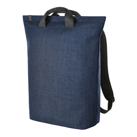 Nachhaltiger Werbeartikel HALFAR® Laptop-Rucksack EUROPE – blau – mit Logo bedruckt