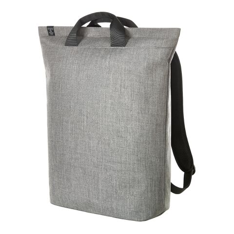 Nachhaltiger Werbeartikel HALFAR® Laptop-Rucksack EUROPE – hellgrau – mit Logo bedruckt