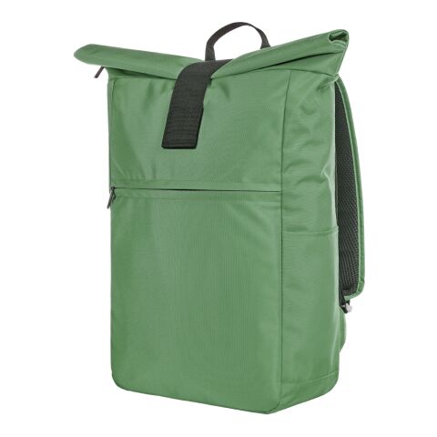 Werbeartikel HALFAR® Laptop-Rucksack DAILY – grün – mit Logo bedruckt