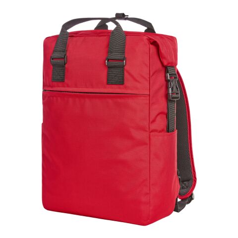 Werbeartikel HALFAR® Notebook-Rucksack DAILY – rot – mit Logo bedruckt
