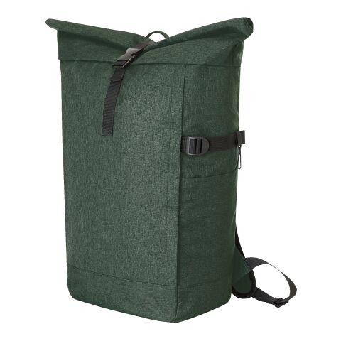 Werbeartikel HALFAR® Notebook-Rucksack CIRCLE L – grün – mit Logo bedruckt