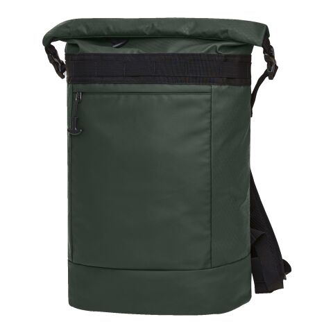 Werbeartikel HALFAR® Notebook-Rucksack ACTIVE – dunkelgrün – mit Logo bedruckt