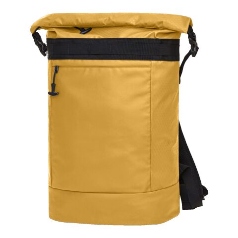 Werbeartikel HALFAR® Notebook-Rucksack ACTIVE – gelb – mit Logo bedruckt