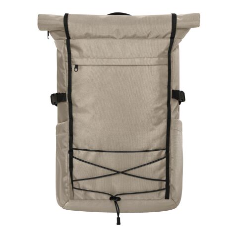Werbeartikel HALFAR® Notebook-Rucksack FLEX – beige – mit Logo bedruckt