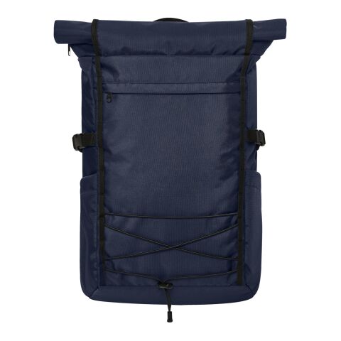 Werbeartikel HALFAR® Notebook-Rucksack FLEX – marineblau – mit Logo bedruckt