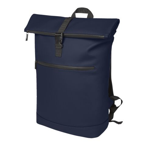 Werbeartikel HALFAR® Laptop-Rucksack PURE – marineblau – mit Logo bedruckt