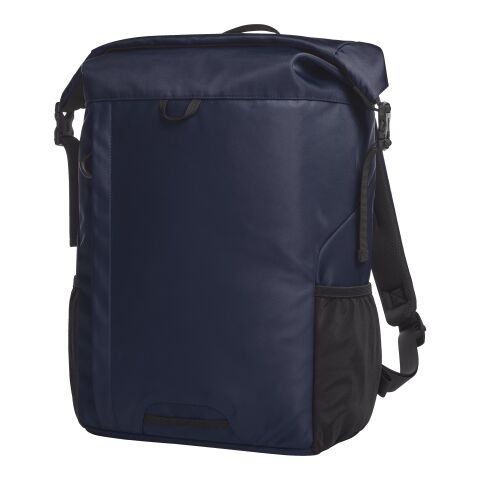 Werbeartikel HALFAR® Rucksack MELLOW – marineblau – mit Logo bedruckt