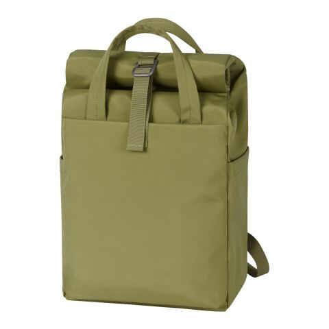 Werbeartikel HALFAR® Rucksack METRO – grün – mit Logo bedruckt