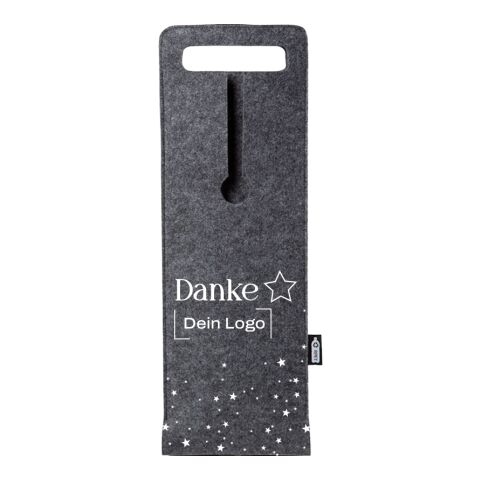 *Christmas* Weinbeutel Grau | Danke | 4C DTF Transfer