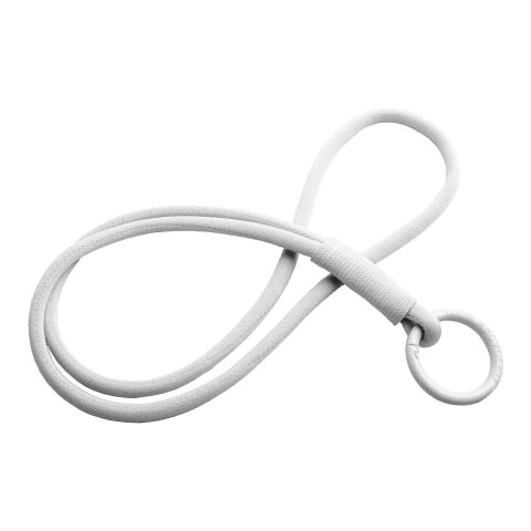 Tubyard Lanyard mit elastischem Band weiss | ohne Werbeanbringung | Nicht verfügbar | Nicht verfügbar