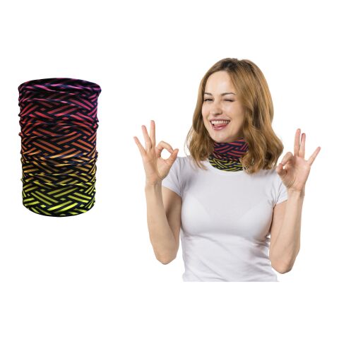 Wiederverwendbarer Sublimations-Multischal 145 g/m² weiß | Sublimation | Vorderseite | 250 mm x 500 mm