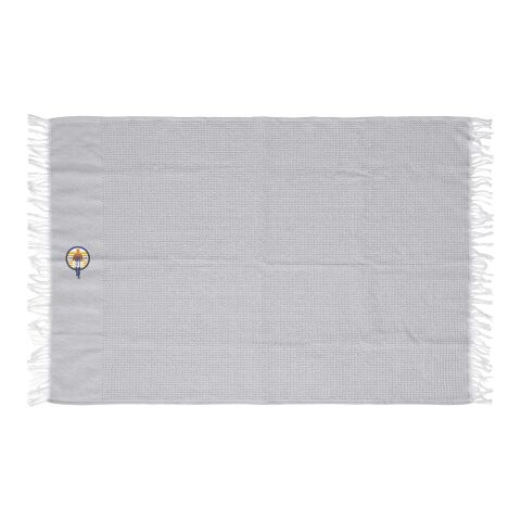 Werbeartikel Citizen Green Seafou 100 x 170 cm Fouta – grau – mit Logo bedruckt