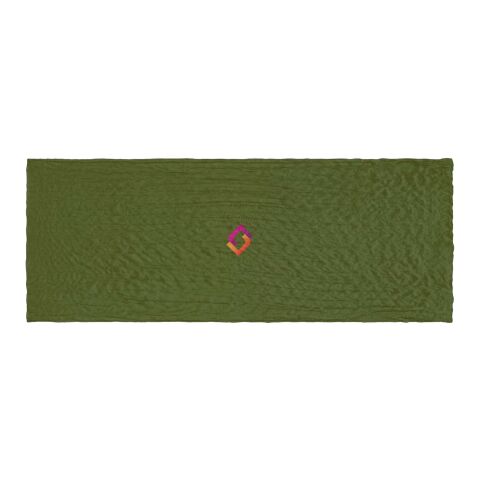 Werbeartikel Bürger Green Lawrence 110 x 200 cm Schal – khaki – mit Logo bedruckt