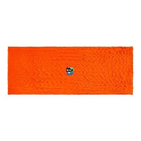 Werbeartikel Bürger Green Lawrence 110 x 200 cm Schal – orange – mit Logo bedruckt