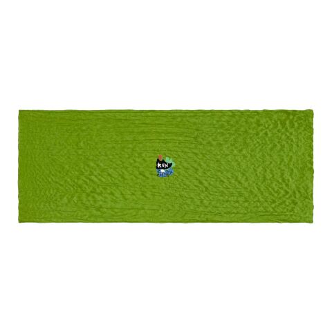 Werbeartikel Bürger Green Lawrence 110 x 200 cm Schal – grün – mit Logo bedruckt