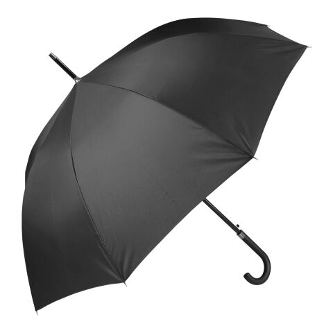 48h Express-Druck Werbeartikel Citizen Green Libeccio 24" recycelter, windfester Regenschirm – schwarz – mit Logo bedruckt