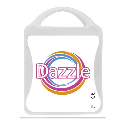 Werbeartikel MyKit Zecken Set – absolutes weiss  – mit Logo bedruckt