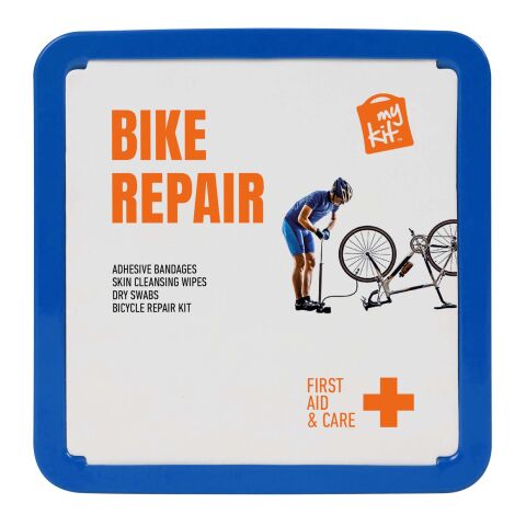Werbeartikel MyKit Fahrradreparaturset – blau – mit Logo bedruckt