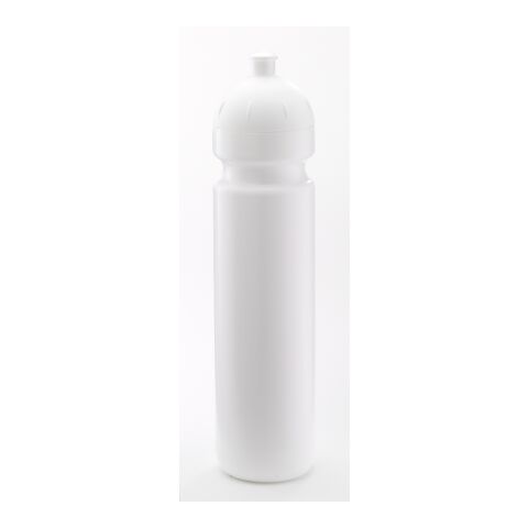 Bulb Flasche B1 1000 ml Weiß | ohne Werbeanbringung | ohne Werbeanbringung | Ziehverschluss | Transparent
