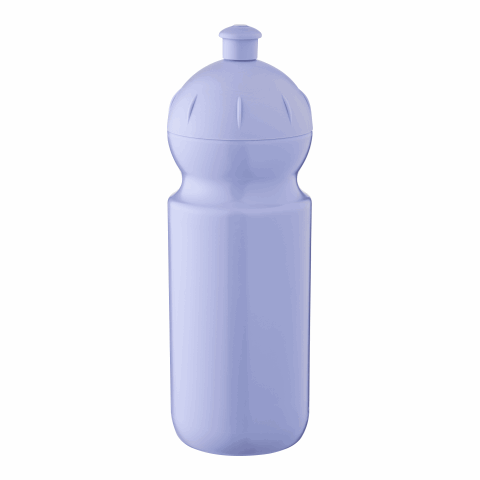 Werbeartikel Bulb Flasche B1.GREEN 500 ml – violett – mit Logo bedruckt