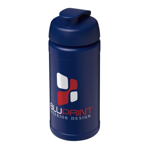 Baseline® Plus 500 ml Sportflasche mit Klappdeckel mittelblau | ohne Werbeanbringung | Nicht verfügbar | Nicht verfügbar