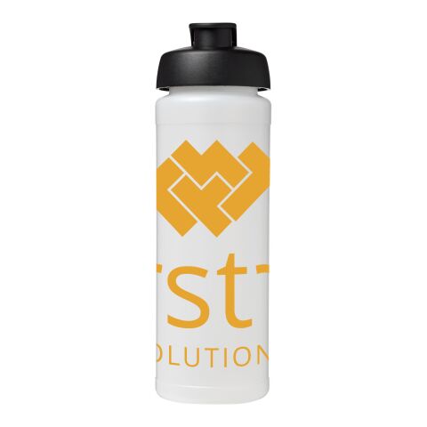 Baseline® Plus grip 750 ml Sportflasche mit Klappdeckel weiss-schwarz | ohne Werbeanbringung | Nicht verfügbar | Nicht verfügbar
