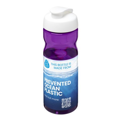 H2O Eco 650 ml Sportflasche mit Klappdeckel