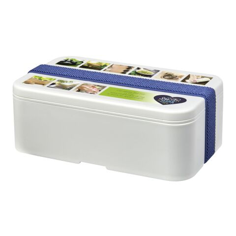 Nachhaltiger Werbeartikel MIYO Renew Lunchbox – elfenbeinweiss – mit Logo bedruckt