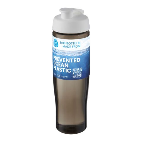 H2O Active® Eco Tempo 700 ml Sportflasche mit Klappdeckel weiß-anthrazit | ohne Werbeanbringung | Nicht verfügbar | Nicht verfügbar