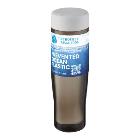 H2O Active® Eco Tempo 700 ml Wasserflasche mit Drehdeckel weiss-kohle | ohne Werbeanbringung | Nicht verfügbar | Nicht verfügbar