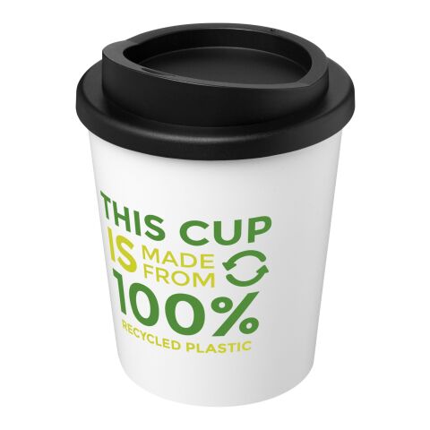 Americano® Espresso 250 ml recycelter Isolierbecher weiß-schwarz | ohne Werbeanbringung | Nicht verfügbar | Nicht verfügbar