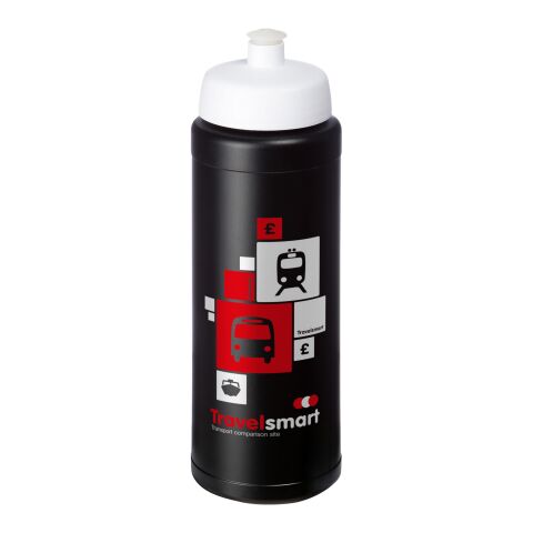 Baseline® Plus grip 750 ml Sportflasche mit Sportdeckel schwarz-weiß | ohne Werbeanbringung | Nicht verfügbar | Nicht verfügbar
