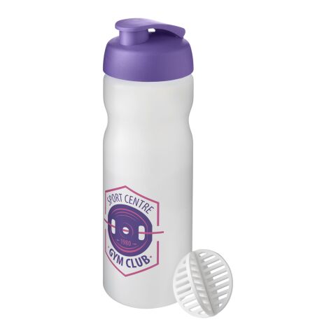 Baseline Plus 650 ml Shakerflasche lila-weiß gefrosted | ohne Werbeanbringung | Nicht verfügbar | Nicht verfügbar