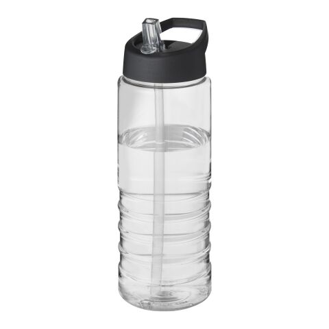 H2O Treble 750 ml Sportflasche mit Ausgussdeckel Standard | weiß-schwarz | ohne Werbeanbringung | Nicht verfügbar | Nicht verfügbar