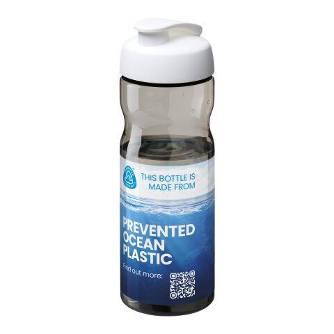 H2O Active® Eco Base 650 ml Sportflasche mit Klappdeckel weiss-kohle | ohne Werbeanbringung | Nicht verfügbar | Nicht verfügbar