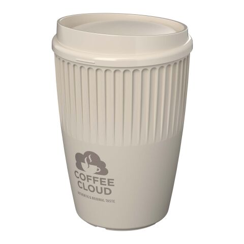 Werbeartikel Cirrus POP 350 ml Becher – Sandstone – mit Logo bedruckt