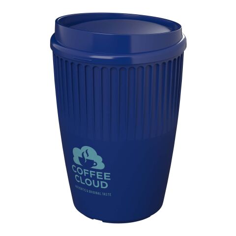 Werbeartikel Cirrus POP 350 ml Becher – blau – mit Logo bedruckt