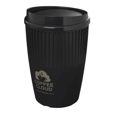 Werbeartikel Cirrus POP 350 ml Becher – Schwarz – mit Logo bedruckt