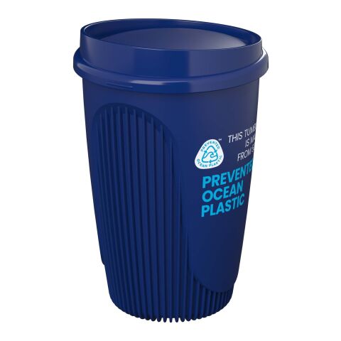 Werbeartikel Alto POP 350 ml Becher – blau – mit Logo bedruckt