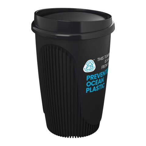 Werbeartikel Alto POP 350 ml Becher – Schwarz – mit Logo bedruckt