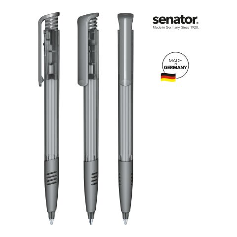 Senator Druckkugelschreiber Super Soft clear grau | Nicht verfügbar | ohne Werbeanbringung | ohne Werbeanbringung | Nicht verfügbar