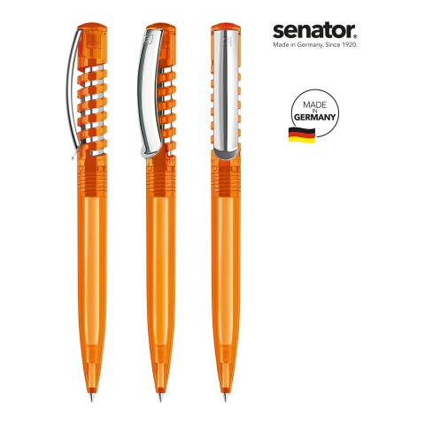 Senator Druckkugelschreiber New Spring metal clear orange | Nicht verfügbar | ohne Werbeanbringung | ohne Werbeanbringung