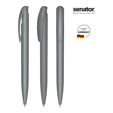 Werbeartikel senator Nature Plus Matt Druckkugelschreiber – anthrazit – mit Logo bedruckt