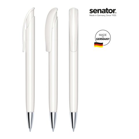 senator Challenger Polished MT  Druckkugelschreiber weiß | ohne Werbeanbringung | Nicht verfügbar | Nicht verfügbar | Nicht verfügbar | Nicht verfügbar